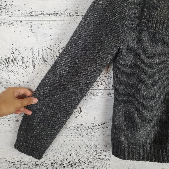 Carole Little Women Wool Blend Collared One Button Closure Sweater Shawl - Picture 6 of 9